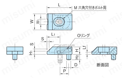 コンパクトトークランプ（CP133） 外形図