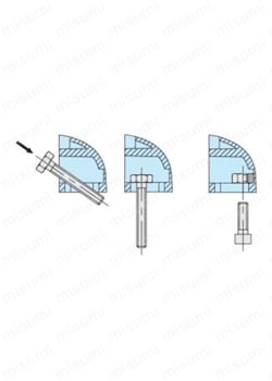 ドアロック ハンドル（DLH） 取付方法
