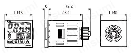 1段表示実用型 PID制御温度調節器 TCシリーズ | AUTONICS（オート