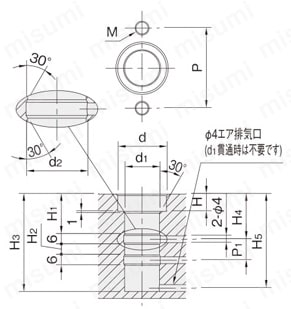 エアスイングクランプ（エアセンサタイプ ガスケット配管用）（AMWSW-W-AG） 製品仕様関連画像