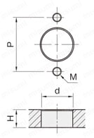 エアスイングクランプ（エアセンサタイプ ねじ配管用）（AMWSW-W-AC） 製品仕様関連画像