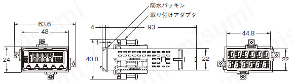 温度調節器（デジタル調節計） E5GC | オムロン | MISUMI(ミスミ)