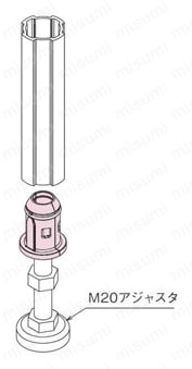 フットコネクタL 使用例