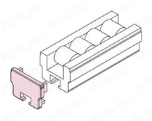 小ピッチコロコン端面キャップ 接続方法図