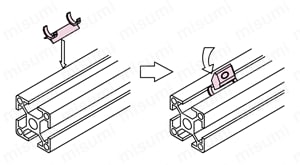 SF30 SアフターナットS（後入れ）　使用例関連画像