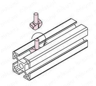 SF30 フリーナットSオネジ付 使用例01