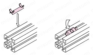 SF40・45 アフターナットサポートL【50個入り】　使用例 関連画像
