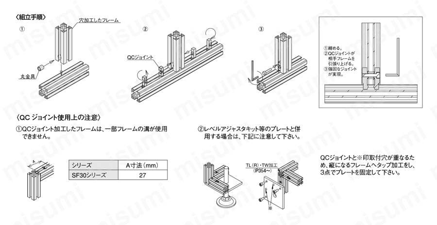 QCジョイントS　使用例関連画像