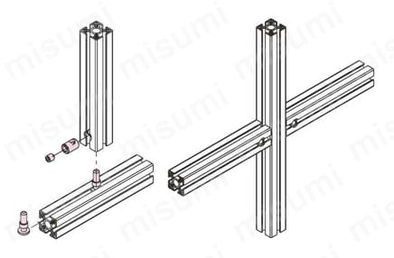 KFジョイントキット35 使用方法図