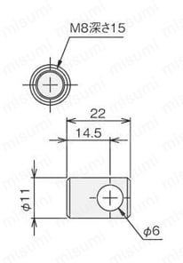 KFジョイントキット30V KFジョイント30ホルダ外形図