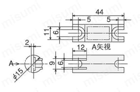 Sダブルジョイント SFK-392S外形図