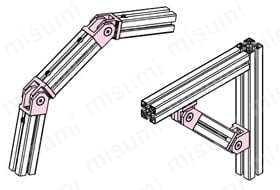 ターンブラケット40A／40B　使用例1