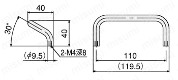 取手Gタイプ　外形図