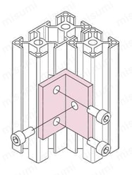 オフセットブラケットSショート 使用例