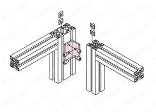 オフセットアングルL50100 使用例01