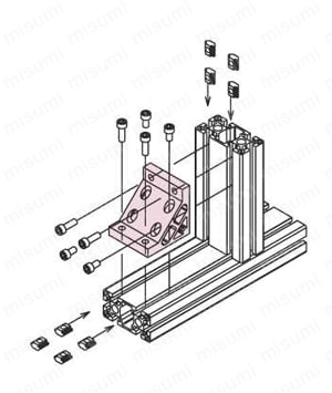 ハードブラケットGW90 使用例01