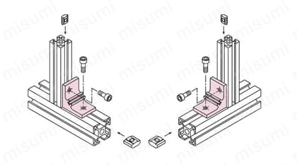 ハードブラケットL40-S-R 使用例01