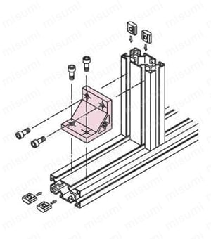 ハードブラケットL50100・1S 使用例01