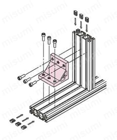 ハードブラケットSSG2060 使用方法図