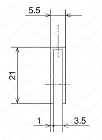 パネルガードT3 定尺 外形図01