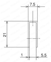 パネルガードT5 定尺 外形図