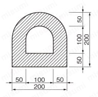 マモールストッパー KDW-200断面図
