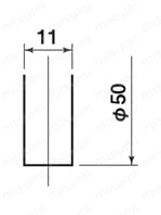 ２連式重量横調整戸車 車形状図2