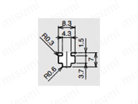 T溝詳細図（A部）