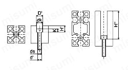ベーシックフレーム M6シリーズ スタンダード級 AFST-3030L 製品仕様関連画像3