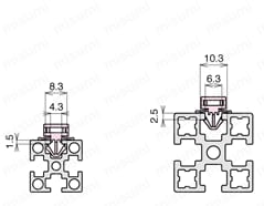 アクセサリー タイクリップ【100個入り】　ATC-68-P100の使用例