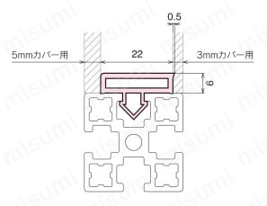 シール材 PGP-06断面図