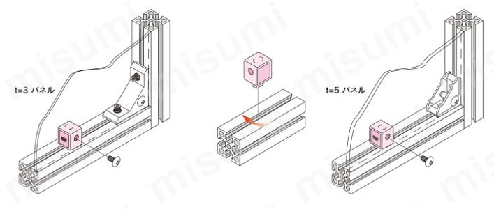 M8 Series 中間ブラケット 使用例02
