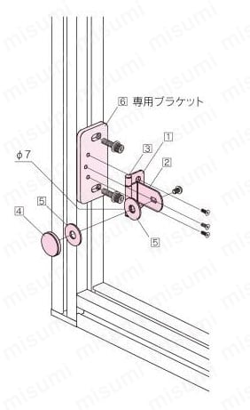 ステンレス蝶番（挟み込み式） 製品仕様