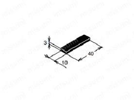 ECP-1040-4（ブラック）の外形図