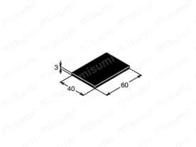 ECP-4060-4（ブラック）の外形図