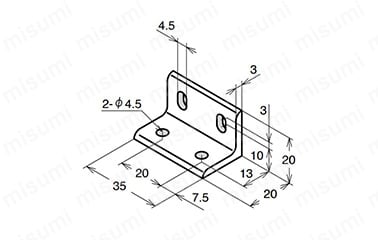 ABL-2035-4の外形図