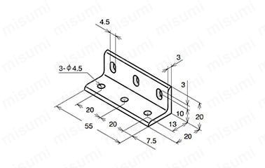 ABL-2055-4の外形図