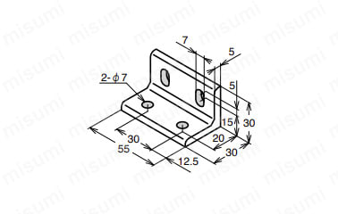 ABL-3055-6の外形図