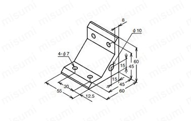 ABLH-6055-6の外形図