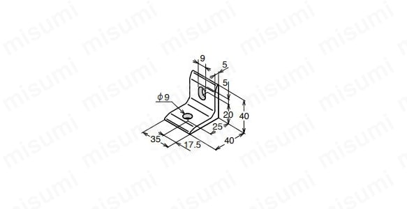 ABL-4035-8（-BK）の外形図