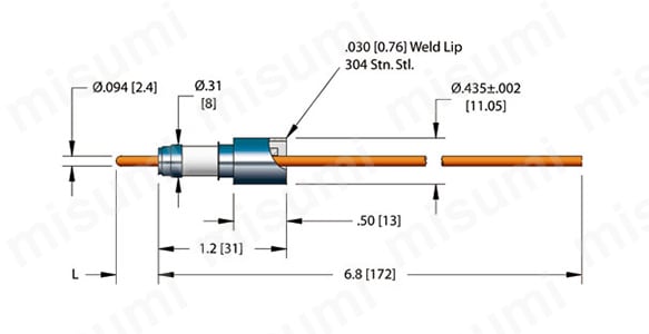 Weldable 型番:3887-68-W 型番:3887-51-W 型番:3887-12-W 型番:3888-08-W 型番:3888-09-W 型番:3888-10-W