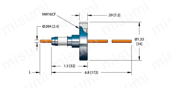 ConFlat-NW16CF 型番:19542-07-CF 型番:19542-03-CF 型番:6404-03-CF 型番:6404-02-CF 型番:9545-01-CF 型番:9545-02-CF
