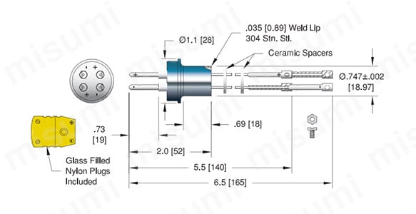 熱電対用端子:関連画像