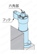 スイングクランプ（スパイラルタイプ）（PTSW2） 使用方法-1
