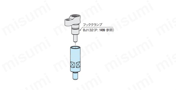 フッククランプ(BJ132)を使用した時の使用例