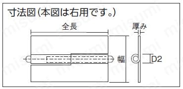 スチール製抜き差し溶接蝶番:関連画像