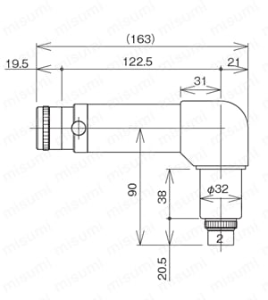鏡体ユニット M series 外形図3