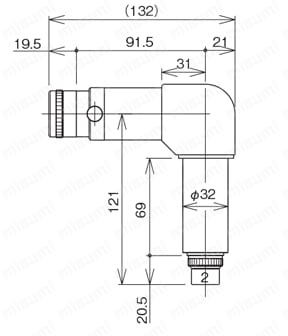 鏡体ユニット M series 外形図4