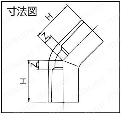 HI継手 45°エルボ:関連画像
