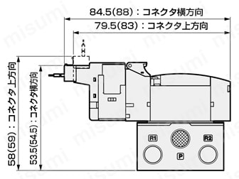 ベース配管 4GB1・2・3Rシリーズ 単体バルブ | ＣＫＤ | MISUMI(ミスミ)